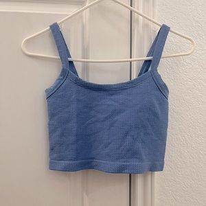 Forever 21 blue tank top with texturing